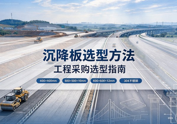 乐亭沉降板选择方法